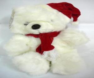 пазл Плюшевый мишка платок и шапку Санта Клаус&amp;#10